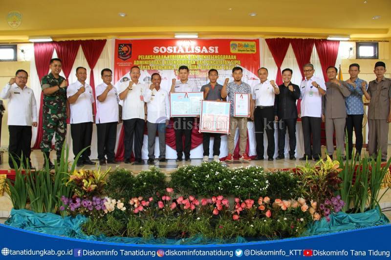 Sosialisasi Pelaksanaan Kebijakan Dan Penyelenggaraan Administrasi Kependudukan Dan Launching Go Digital Tahun 2019